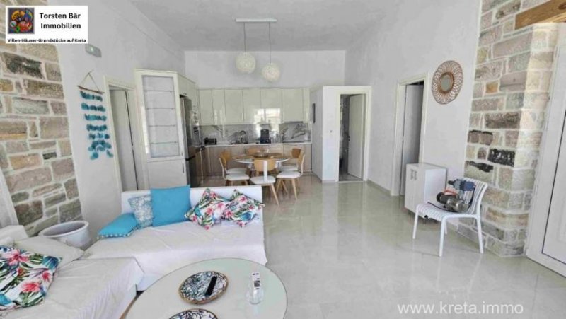 Pitsidia Kreta, Pitsidia: ebenerdige Villa mit privatem Pool in Dorfnähe Haus kaufen